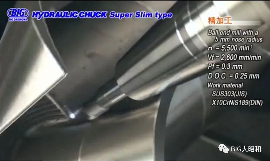 日本BIG液压刀柄的五轴加工视频