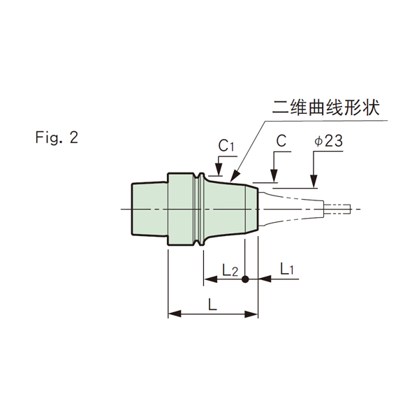 MST恩司迪 E50-SLK8系列 两体式8型热缩刀柄本体图3