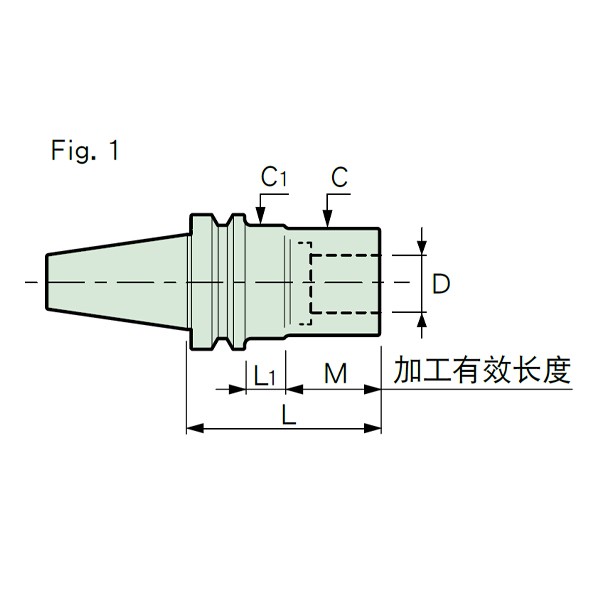 MST恩司迪 BT40-SLRB16H/SLFB16H系列 强力型热装刀柄图3