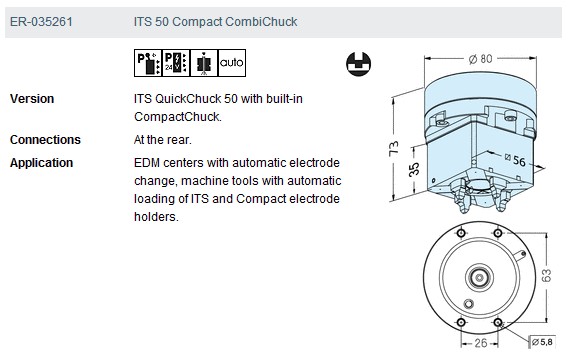 ER-035261 its50compact combi卡盘应用