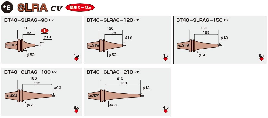 BT40-日本MST一体式热缩刀柄