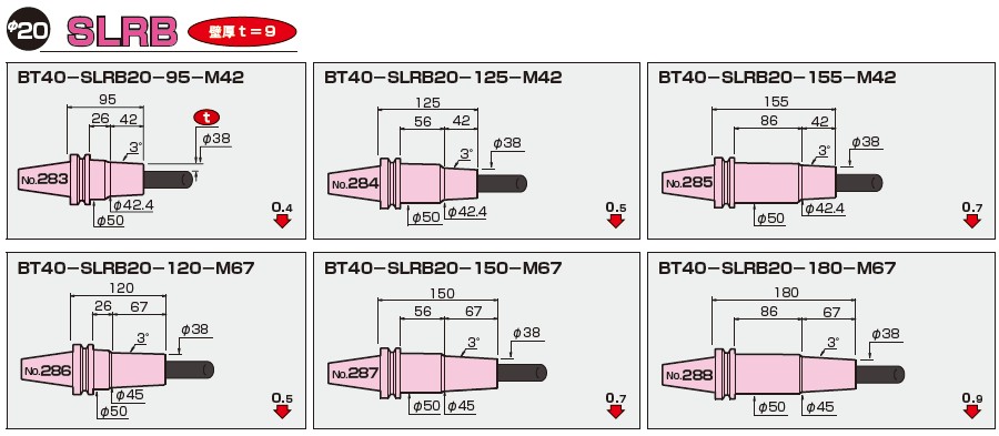 BT40-日本MST一体式热缩刀柄