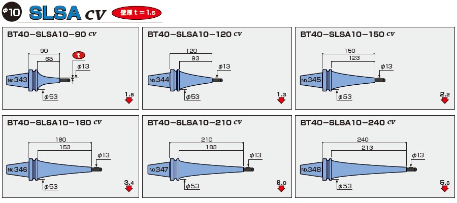 BT40-日本MST一体式热缩刀柄