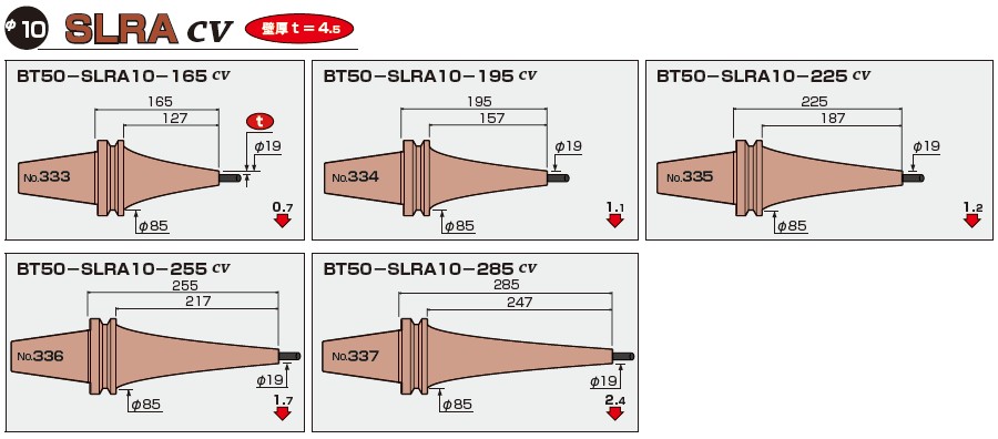 BT50-日本MST一体式热缩刀柄