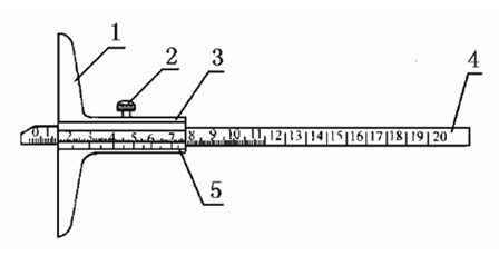 深度游标卡尺