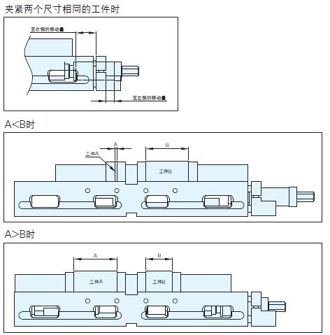 NABEYA-LOCK-TIGHT铝制双口平口钳LTAW100