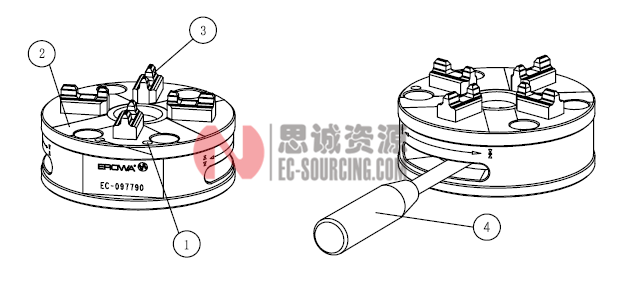 ITS快速卡盘100ER-097790