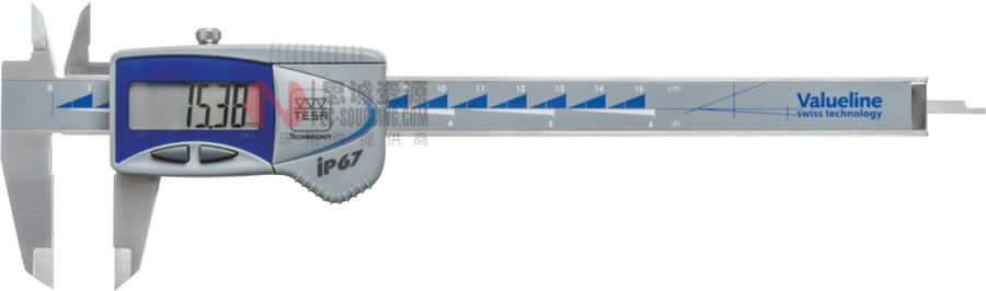 瑞士TESA数显防水卡尺VALUELINE IP67