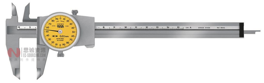 瑞士TESA CCMA-M型 带表卡尺