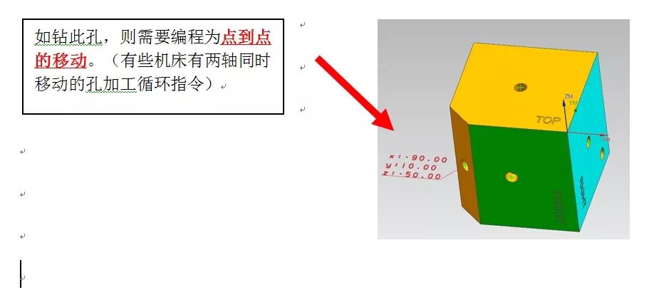 角度头钻孔编程案例