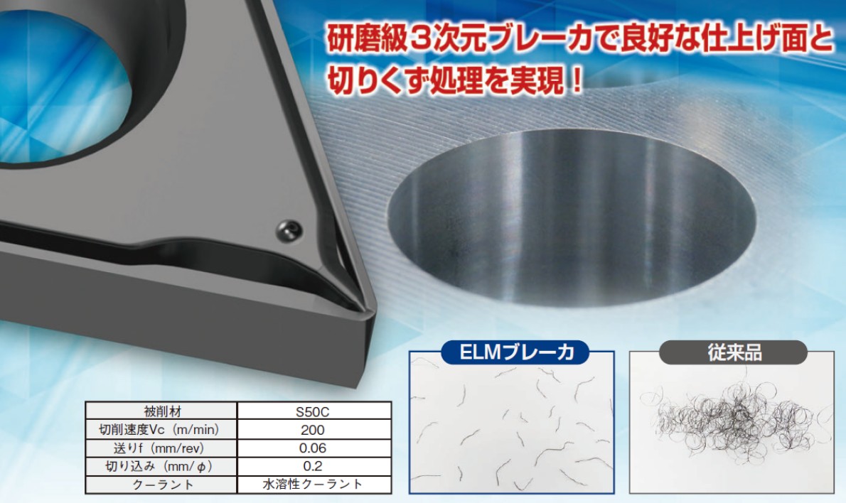 钢用刀片 elm断屑槽