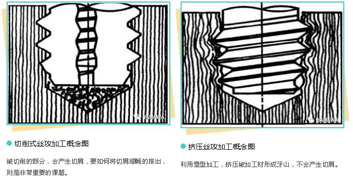 无削丝攻攻牙的特性与过程 