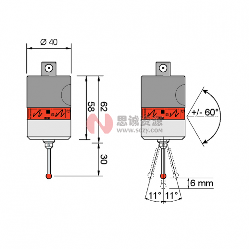 波龙(BLUM)TC52测头 ECP03.5200-010-A3-SET图4