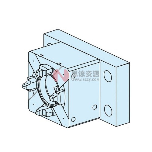 ER-008186 EROWA 卡盘50 RSA 带底板10×55.5×85