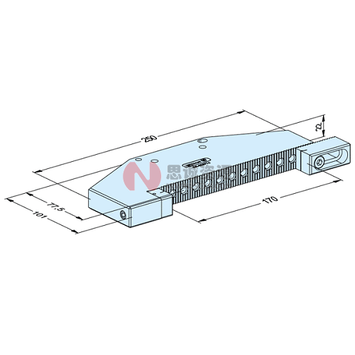 ER-055774 扁平虎钳 170mm  PalletSet W图2