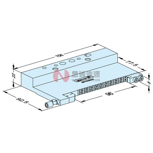ER-054922 扁平虎钳8mm PalletSet W图2