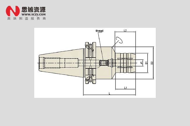 液压刀柄内部结构